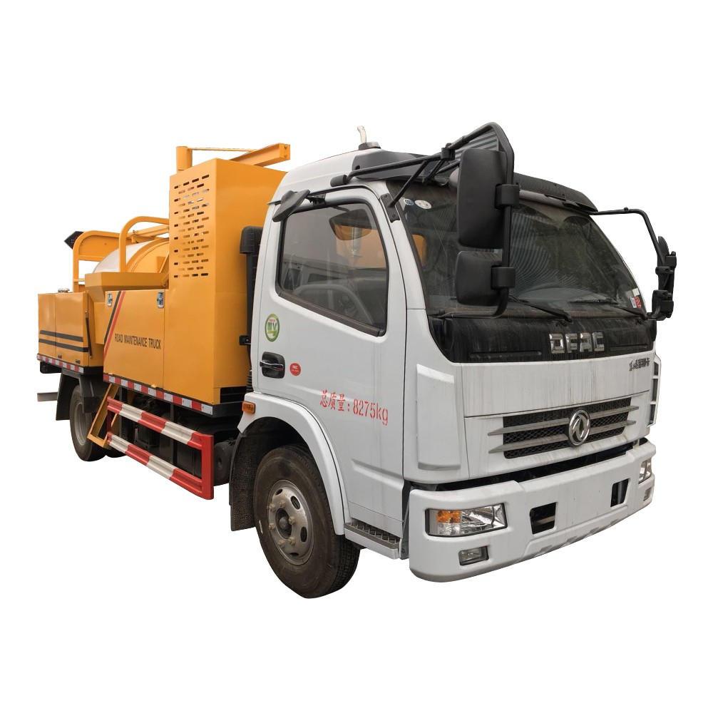 Camión de sellado de lechada bituminosa de 6-8 Cbm