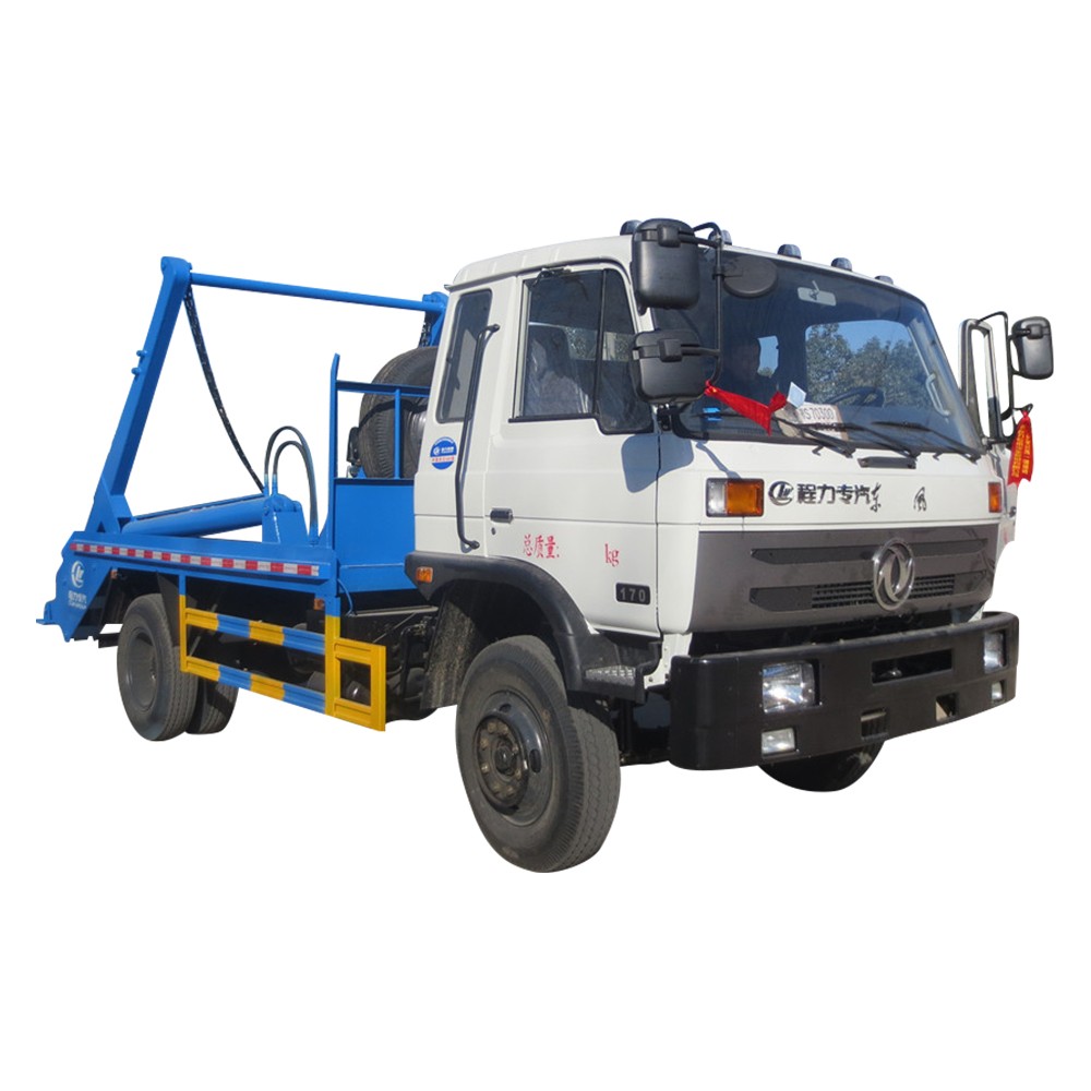 Camión de basura con brazo de tracción de 6 ruedas